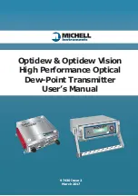 Michell Instruments Optidew User Manual предпросмотр