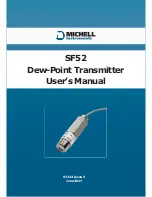 Michell Instruments SF52 User Manual предпросмотр