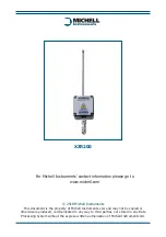 Preview for 3 page of Michell Instruments XZR200 User Manual