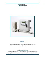 Предварительный просмотр 3 страницы Michell Instruments XZR500ST User Manual