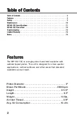 Preview for 2 page of Michigan Pneumatic Tool MP-HS-1SC Manual