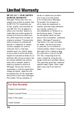 Preview for 14 page of Michigan Pneumatic Tool MP-HS-1SC Manual