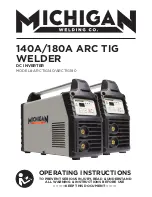 Preview for 1 page of Michigan Welding ARCTIG140 Operating Instructions Manual