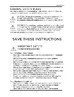 Preview for 3 page of Michigan Welding MIGARC160 Operating Instructions Manual