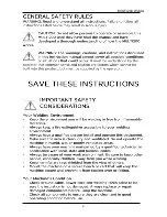 Preview for 3 page of Michigan Welding MULTI200 Operating Instructions Manual