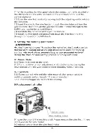 Preview for 16 page of Michigan Welding MULTI200 Operating Instructions Manual