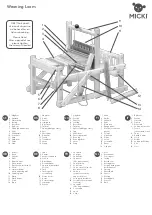 MICKI Weaving Loom Instructions For Use Manual preview