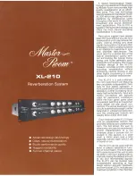 Preview for 1 page of MicMix Audio Master-Room XL-210 Owner'S Manual