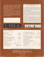 Preview for 2 page of MicMix Audio Master-Room XL-210 Owner'S Manual