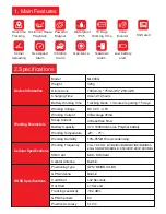 Предварительный просмотр 2 страницы MICODUS ML808G User Manual