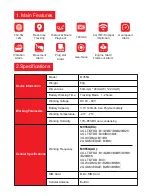 Предварительный просмотр 2 страницы MICODUS MV55G User Manual