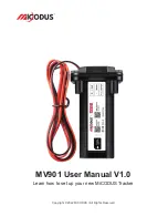 MICODUS MV901 User Manual preview