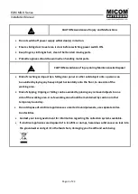 Предварительный просмотр 3 страницы Micom Autodoor EDM MD-S Series Installation Manual