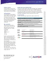 Preview for 10 page of Micom ALSTOM P341 Technical Data Sheet