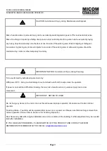 Preview for 3 page of Micom EDM MM50 Installation Instructions Manual