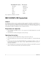 Preview for 18 page of Micom RM125 Owner'S Manual