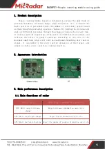 Preview for 2 page of MicRadar R60APS1 Using Manual