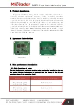 Предварительный просмотр 2 страницы MicRadar R60ATR1 Using Manual