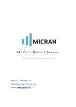 Micran R42 Series Installation And Quick Start Manual preview