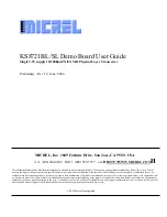 Micrel KS8721BL/SL User Manual preview