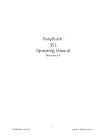 MICRO-AIR EasyTouch 351 Operating Manual предпросмотр