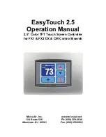 Предварительный просмотр 1 страницы MICRO-AIR EasyTouch User Manual