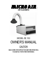 MICRO-AIR SC 150 Owner'S Manual preview