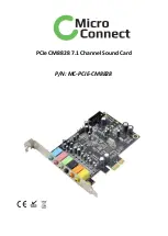 Preview for 1 page of Micro Connect MC-PCIE-CM8828 Manual