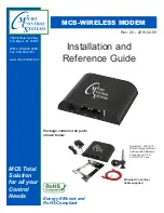 Micro control systems MCS-WIRELESS-MODEM Installation And Reference Manual предпросмотр