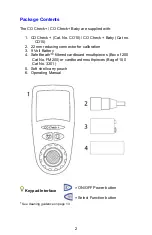 Предварительный просмотр 3 страницы Micro Direct CO Check + Baby Operating Manual