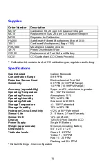 Preview for 16 page of Micro Direct CO Check Pro Operating Manual