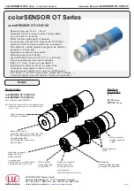 Preview for 1 page of MICRO-EPSILON colorSENSOR OT Series Instruction Manual