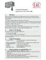 Preview for 1 page of MICRO-EPSILON gapCONTROL 2711 Assembly Instructions Manual