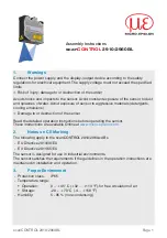 Preview for 1 page of MICRO-EPSILON scanCONTROL 2910 Assembly Instructions Manual