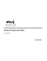 Предварительный просмотр 1 страницы Micro Innovations KB565BL User Manual