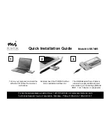 Preview for 1 page of Micro Innovations USB740R Quick Installation Manual