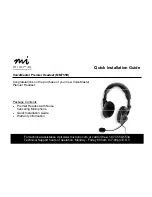 Micro Innovations VoiceMaster Premier MM 755H Quick Installation Manual preview