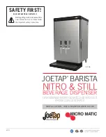 Micro Matic JOETAP JT-CTMG Installation, Use And Maintenance Manual preview