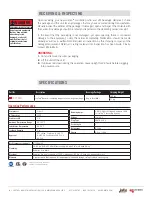 Preview for 6 page of Micro Matic JOETAP JT-CTMG Installation, Use And Maintenance Manual