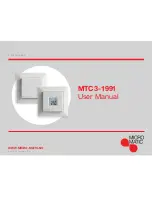 Micro Matic MTC3-1991 User Manual preview