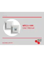 Preview for 1 page of Micro Matic MTC3-1991 User Manual