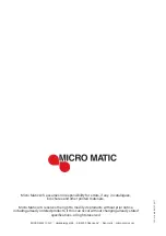 Предварительный просмотр 28 страницы Micro Matic PREMIUM PLUS 8011X-PP Instruction