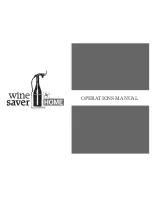 Micro Matic Wine Saver HOME Operation Manual preview