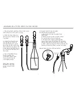 Preview for 4 page of Micro Matic Wine Saver HOME Operation Manual