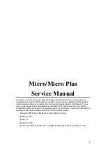 Preview for 2 page of Micro Medical Micro Service Manual