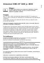 Preview for 31 page of MICRO-POWER SMC-HF 3200 User Manual