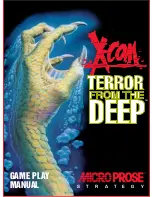 Micro Prose X-COM TERROR FROM THE DEEP Manual preview