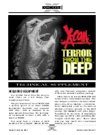 Preview for 2 page of Micro Prose X-COM TERROR FROM THE DEEP Manual