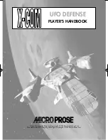 Micro Prose X-COM UFO DEFENSE Manual preview