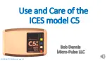 Предварительный просмотр 1 страницы Micro-Pulse ICES C5 Use And Care Manual